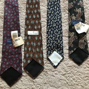 Set of four ties